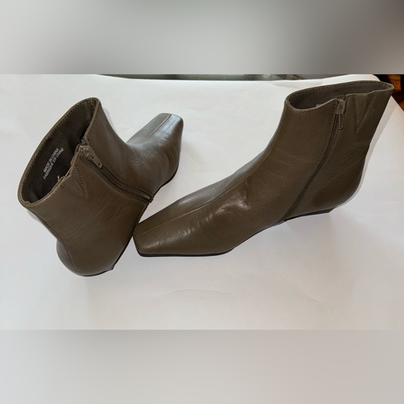 Jeffrey Campbell Brown Ichabod Square Toe Booties Size 8 - Picture 8 of 12